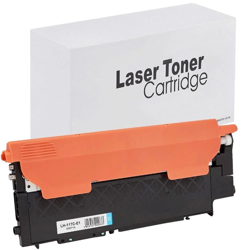 WB HP W2071A No.117A Cyan Chipes Utángyártott Toner 700 oldal kapacitás