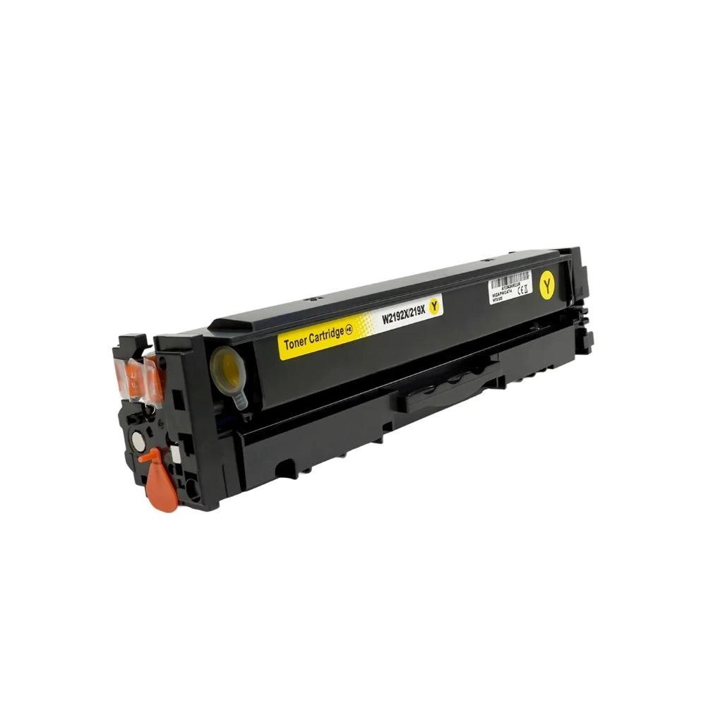 WB HP W2192X No.219X Yellow Chip Nélküli Utángyártott Toner 2.400 oldal kapacitás