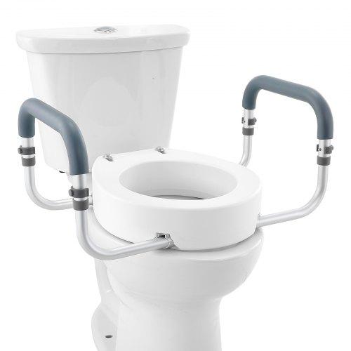 WC-Ülőke Emelő Alumínium Korláttal EVA Párnával 89 mm 136 kg