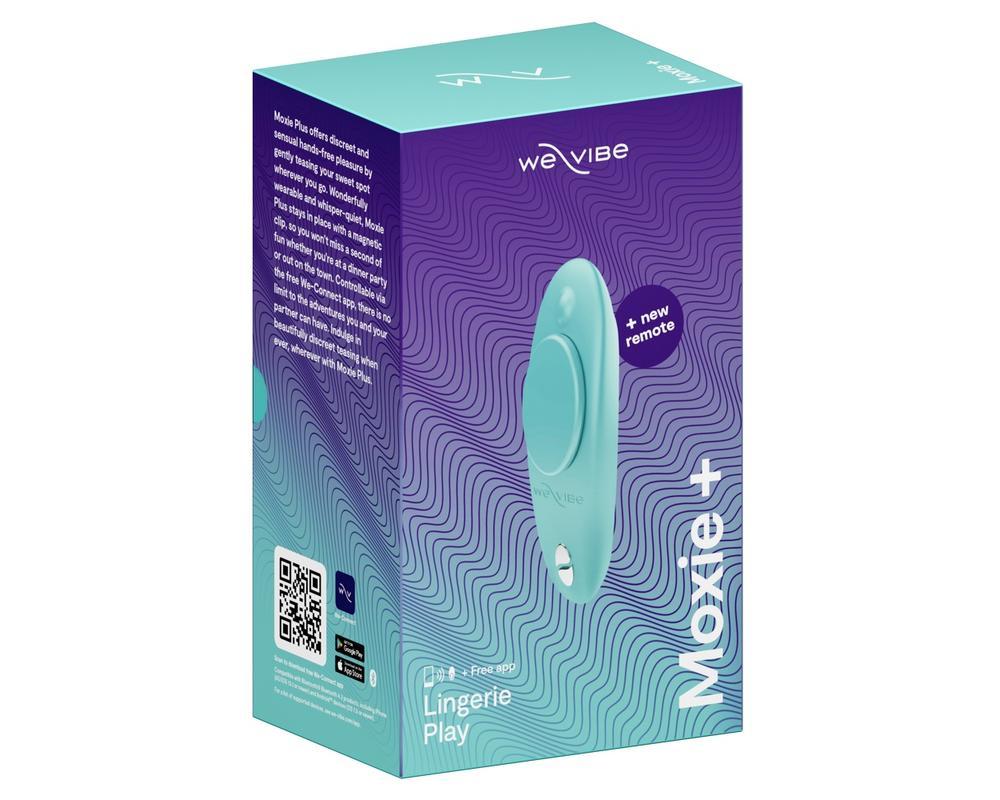 We-Vibe Moxie+ - rádiós, okos csikló vibrátor (türkiz)