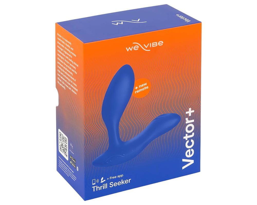 We-Vibe Vector+ - akkus, okos anál vibrátor (kék)