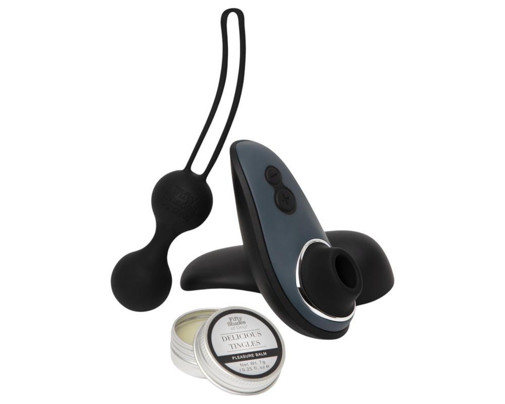 Womanizer Desire Blooms - szexjáték szett - 3db (fekete)