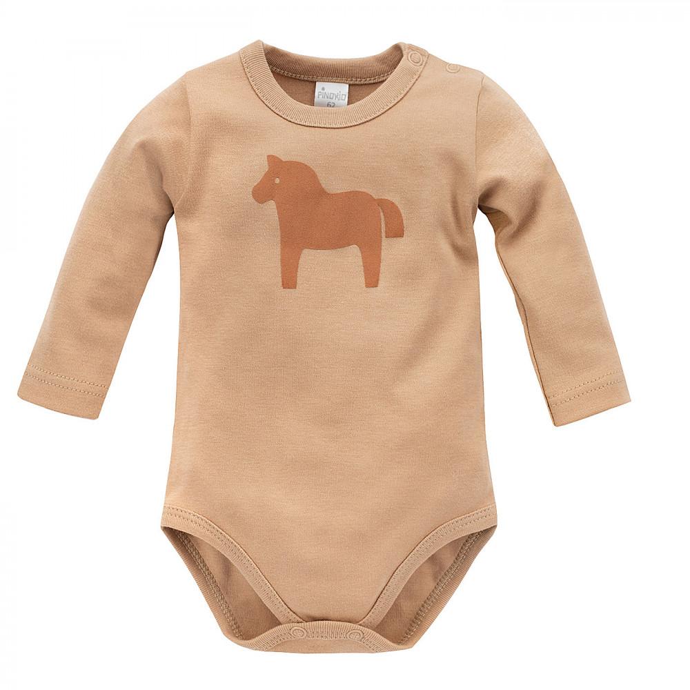 WOODEN PONY01 Hosszú ujjú uniszex pamut body