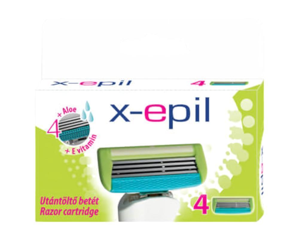 X-Epil - női borotva betét 4 pengés (4db)
