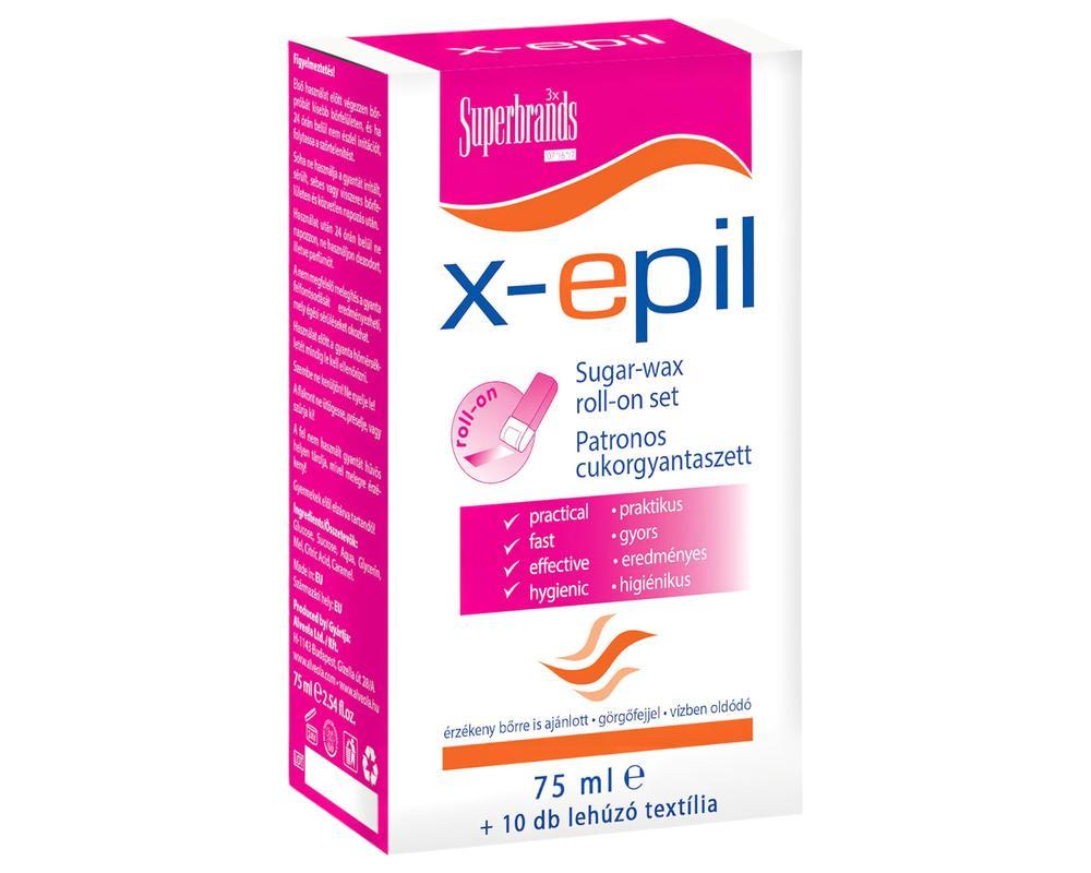 X-Epil - patronos cukor gyantázó szett