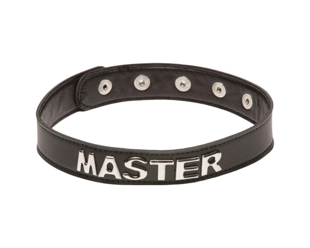 X-Play Master - BDSM nyakörv (fekete)
