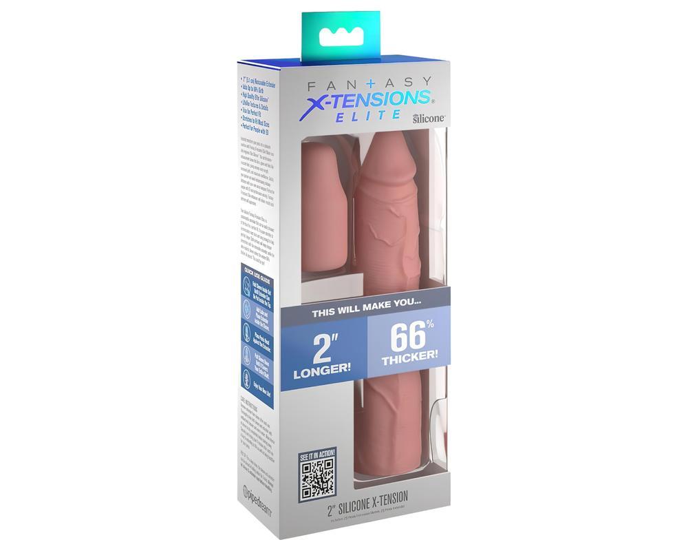 X-TENSION Elite 2 - méretre vágható péniszköpeny (natúr)