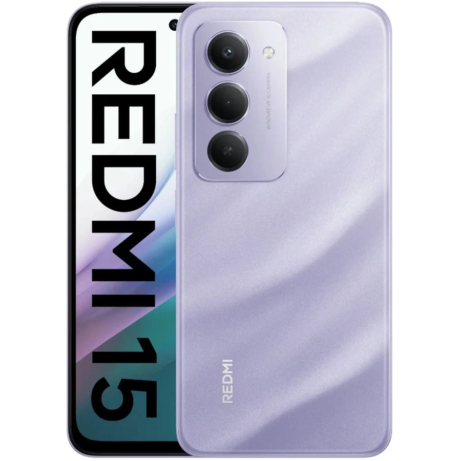 Xiaomi Redmi 15 128GB 6GB RAM Dual lila