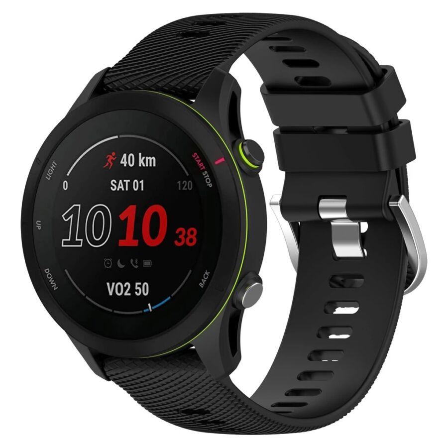 Xprotector XPRO Garmin szilikon óraszíj Fekete 22mm