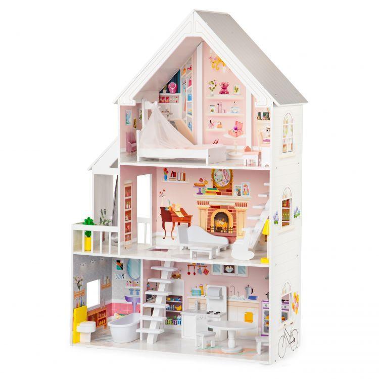 XXL Pudrowa Mansion fa babaház 3 emeletes