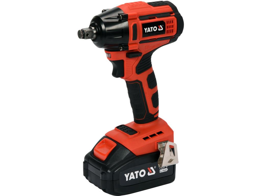 Yato ütvecsavarozó 18V 1/2" 250Nm brushless + 3Ah akkumulátor és gyorstöltő
