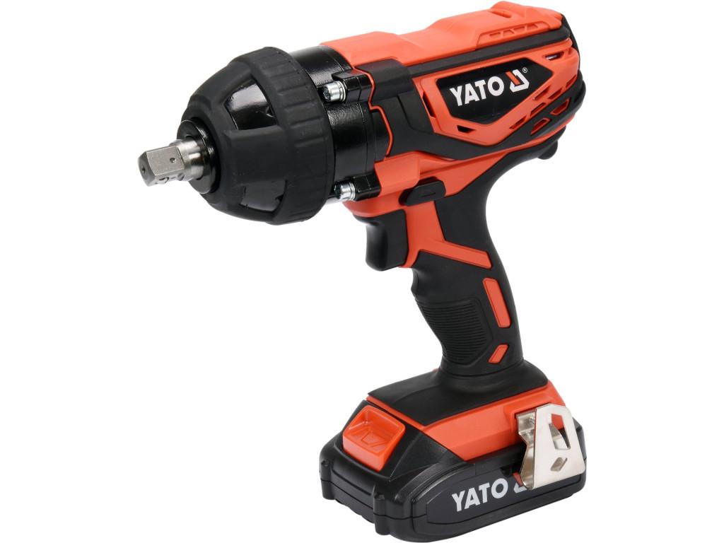 Yato ütvecsavarozó 18V 1/2" 300Nm + 2Ah akkumulátor és gyorstöltő