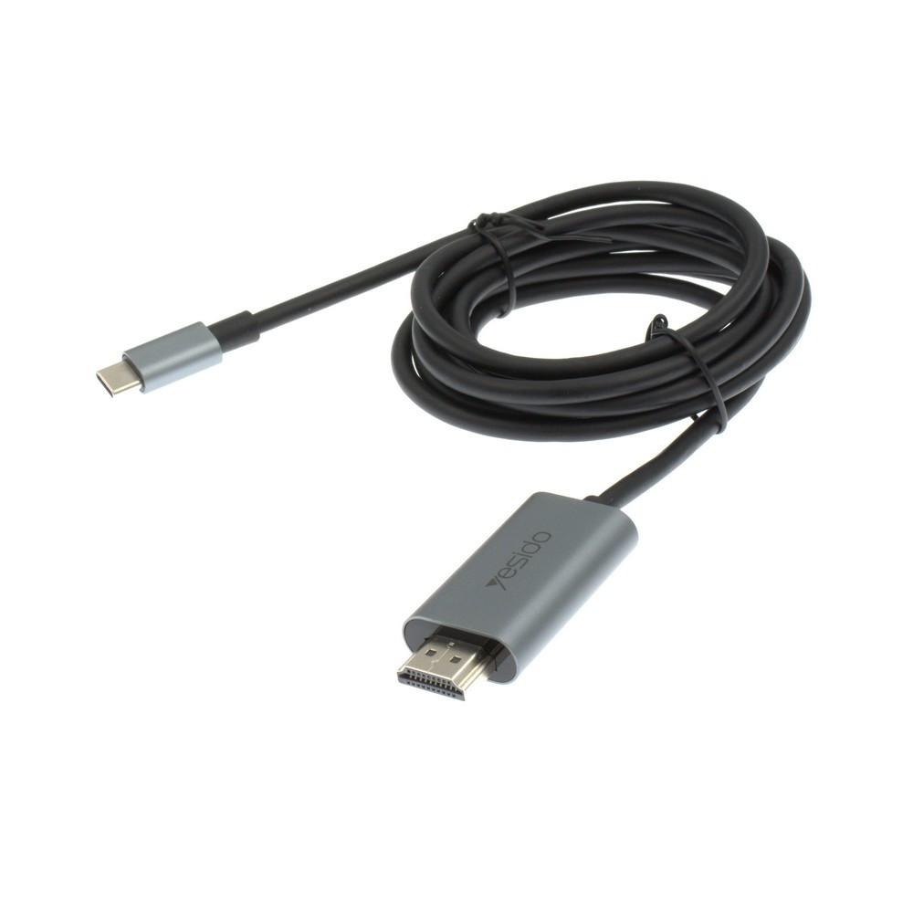 Yesido HM10 USB Type-C / HDMI kábel 4K@60Hz, 2.0m