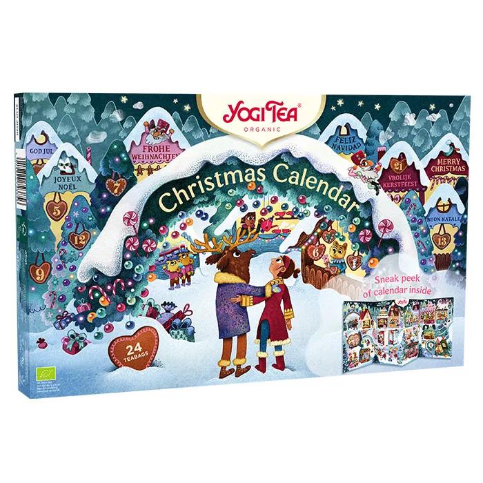 Yogi BIO Adventi naptár teaválogatás 24db teafilter Christmas Calendar 2025
