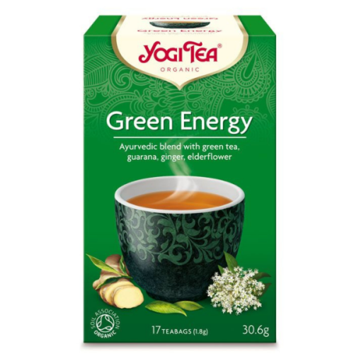 YogiTea Bio Energizáló Zöld tea 17x