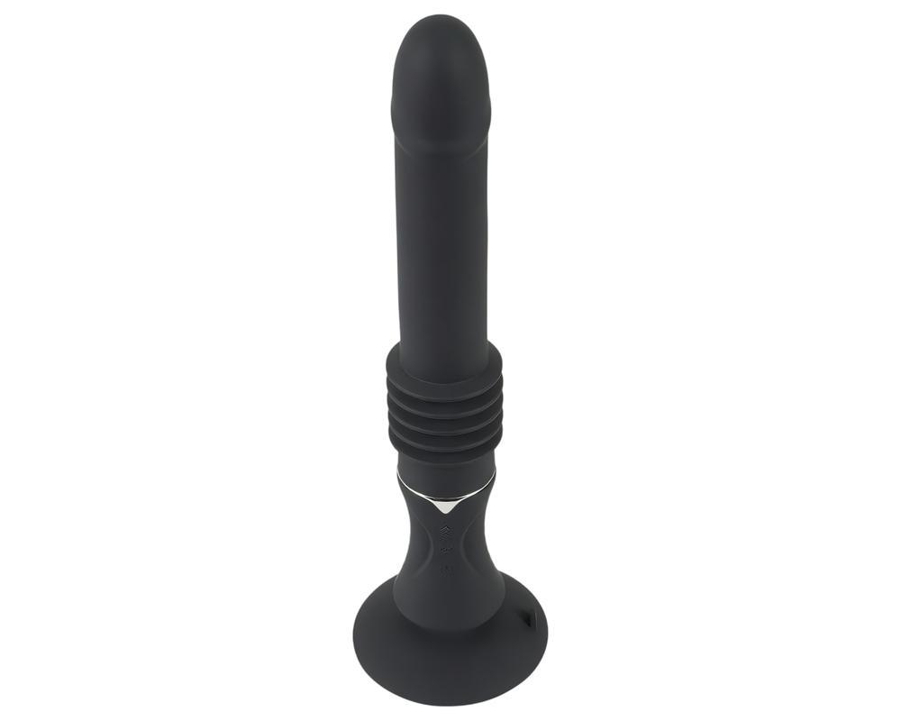 You2Toys Fucking Machine - tapadókorongos lökő vibrátor (fekete)
