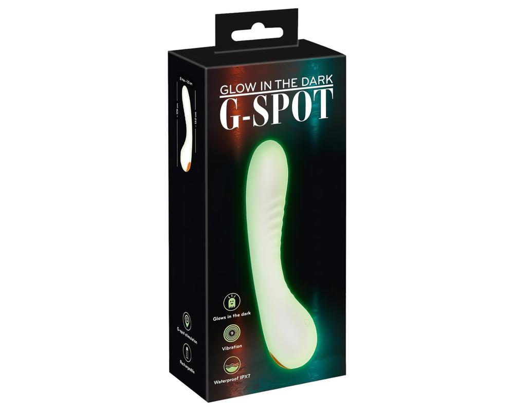 You2Toys Glow in the dark - foszforeszkáló G-pont vibrátor (fehér)
