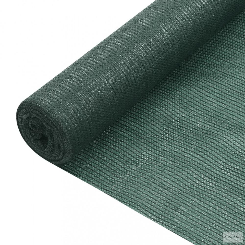 Zöld HDPE belátásgátló háló 2 x 50 m 75 g/m²