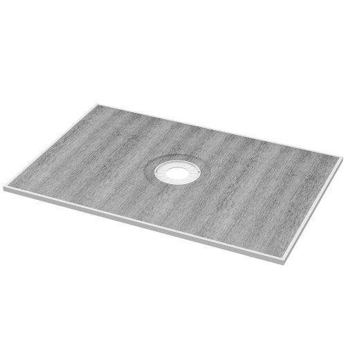 Zuhanyszegély Készlet EPS Lejtőrudakkal 1219×1828 mm 160 mm